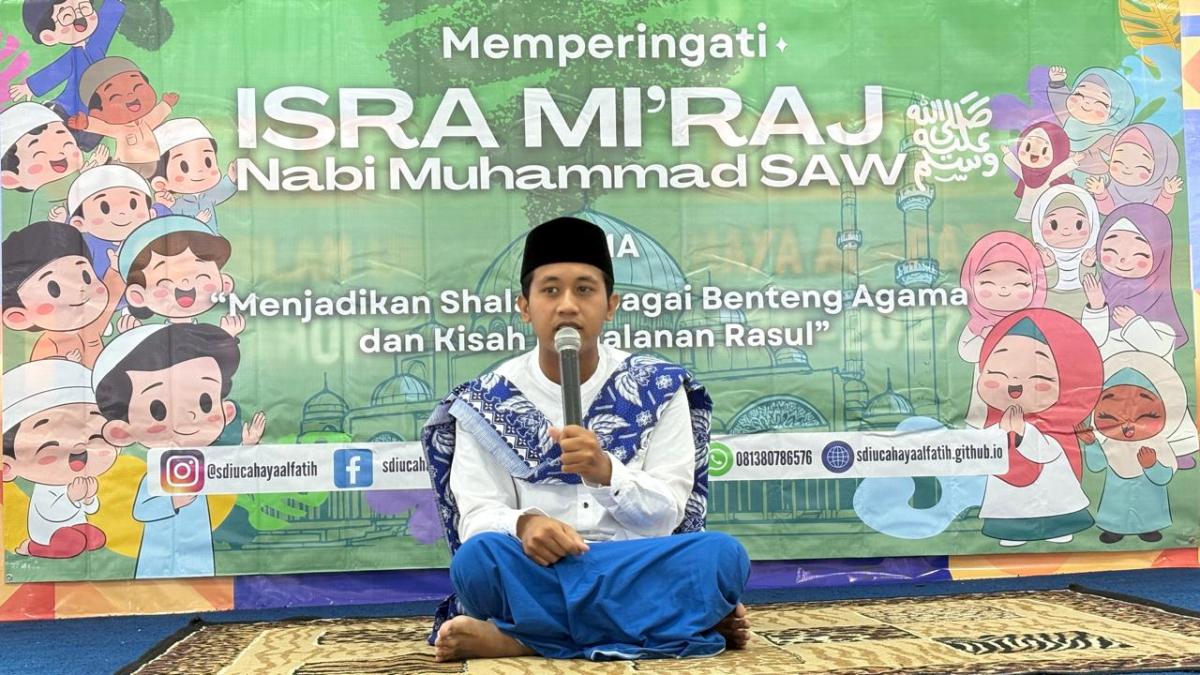 Peringatan Isra Mi’raj 1447 H di SD Islam Unggulan Cahaya Al fatih